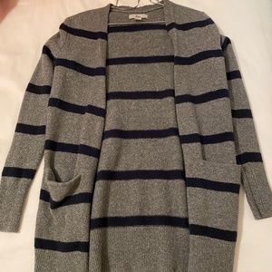 Striped cardigan with pockets